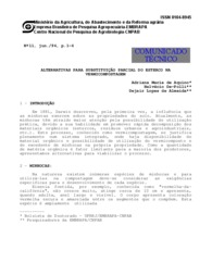 Thumbnail de Alternativas para substituição parcial do esterco na vermicompostagem.