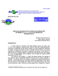 Thumbnail de Efeito da solarização na população infestante de tiririca (Cyperus rotundus) e na produção de hortaliças.