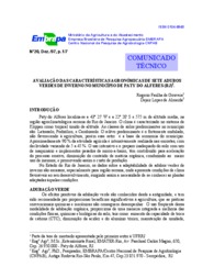 Thumbnail de Avaliação das características agronômicas de sete adubos verdes de inverno no município de Paty do Alferes(RJ).