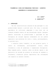 Thumbnail de Tolerância à seca em forrageiras tropicais - Aspectos agronômicos e microbiológicos.