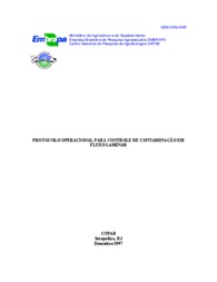 Thumbnail de Protocolo operacional para controle de contaminação em fluxo laminar.