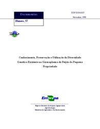 Thumbnail de Conhecimento, preservação e utilização da diversidade genética existente no germoplasma de feijão da pequena propriedade.