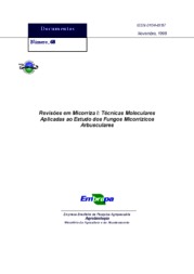 Thumbnail de Revisões em micorriza I: Técnicas moleculares aplicadas ao estudo dos fungos micorrízicos arbusculares.