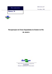 Thumbnail de Recuperação de áreas degradadas do Estado do Rio de Janeiro.