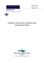 Thumbnail de Proteínas de choque térmico e tolerância a altas temperaturas em plantas.