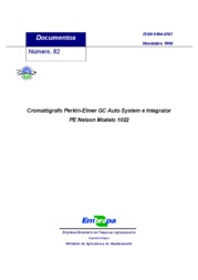 Thumbnail de Cromatógrafo Perkin-Elmer GC auto system e integrator PE Nelson modelo 1022: Instruções básicas de uso em análise de redução de acetileno (ARA).