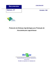 Thumbnail de Protocolo da Embrapa Agrobiologia para produção de inoculante para leguminosas.