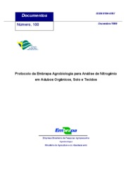 Thumbnail de Protocolo da Embrapa Agrobiologia para análise de nitrogênio em adubos orgânicos, solo e tecidos.