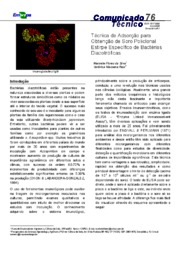 Thumbnail de Técnica de adsorção para obtenção de soro policlonal estirpe específico de bactérias diazotróficas.