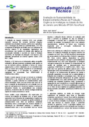 Thumbnail de Avaliação da sustentabilidade de estabelecimentos rurais de produção orgânica de hortaliças no estado do Rio de Janeiro pelo método APOIA-NovoRural.