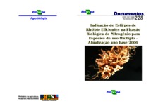 Thumbnail de Indicação de estirpes de rizóbio eficientes na fixação biológica de nitrogênio para espécies de uso múltiplo, atualização ano base 2006.