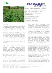 Thumbnail de Plantio direto de berinjela (Solanum melongena), sob manejo orgânico, em solo com cobertura viva permanente de gramínea e leguminosa.