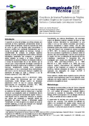 Thumbnail de Ocorrência de insetos predadores de pulgões em cultivo orgânico de couve em sistema solteiro e consorciado com adubos verdes.