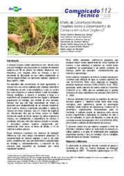 Thumbnail de Efeito de coberturas mortas vegetais sobre o desempenho da cenoura em cultivo orgânico.