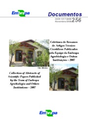 Thumbnail de Coletânea de resumos de artigos técnico-científicos publicados pela equipe da Embrapa Agrobiologia e outras instituições - 2007 / Collection of abstracts scientific papers published by the team of Embrapa Agrobiologia and others institutions - 2007.