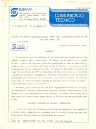 Thumbnail de Ecologia da Orthezia praelonga Douglas, 1891 (Hom., Ortheziidae) na região de Cruz das Almas - BA.
