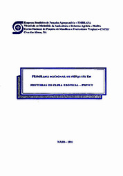 Thumbnail de Programa Nacional de Pesquisa em Fruteiras de Clima Tropical-PNPFCT.