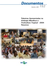 Thumbnail de Palestras apresentadas na Embrapa Mandioca e Fruticultura Tropical 2004: resumos.
