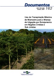 Thumbnail de Uso da transpiração máxima de mamoeiro para o manejo de irrigação por gotejamento em regiões úmidas e sub-úmidas.