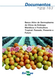 Thumbnail de Banco ativo de germoplasma de citros da Embrapa Mandioca e Fruticultura Tropical: passado, presente e futuro.