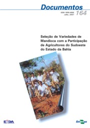 Thumbnail de Seleção de variedades de mandioca com a participação de agricultores do sudoeste do Estado da Bahia.