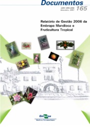 Thumbnail de Relatório de gestão 2006 da Embrapa Mandioca e Fruticultura Tropical.