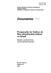 Thumbnail de Prospecção sobre o cultivo do nim (Azadirachta indica) no Brasil.