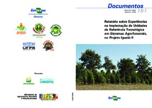 Thumbnail de Relatório sobre experiências na implantação de unidades de referência tecnológica em sistemas agroflorestais, no Projeto Iguatú II.