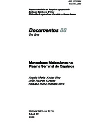 Thumbnail de Marcadores moleculares no plasma seminal de caprinos.
