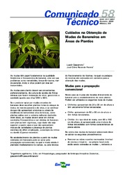 Thumbnail de Cuidados na obtenção de mudas de bananeiras em áreas de plantios.