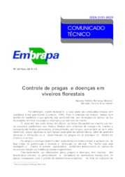 Thumbnail de Controle de pragas e doenças em viveiros florestais.