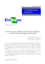 Thumbnail de Ocorrência do gafanhoto Schistocerca pallens em Roraima e estratégias de controle.