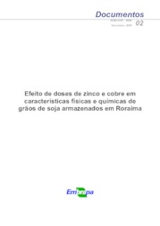 Thumbnail de Efeito de doses de zinco e cobre em características físicas e químicas de grãos de soja armazenados em Roraima.