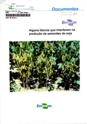 Thumbnail de Alguns fatores que interferem na produção de sementes de soja.