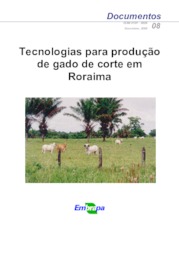 Thumbnail de Tecnologias para produção de gado de corte em Roraima.