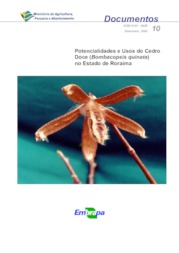 Thumbnail de Potencialidades e usos do cedro doce (Bombacopsis quinata) no estado de Roraima.