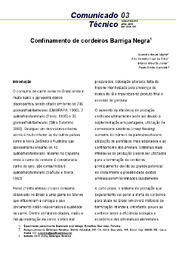 Thumbnail de Confinamento de cordeiros barriga negra.