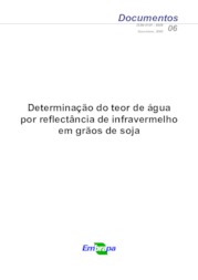 Thumbnail de Determinação do teor de água por reflectância de infravermelho em grãos de soja.