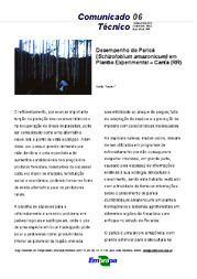 Thumbnail de Desempenho do Paricá (Schizolobium amazonicum) em plantio experimental - Cantá (RR).