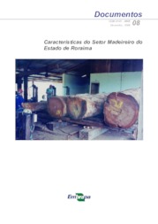 Thumbnail de Características do setor madeireiro do estado de Roraima.