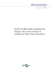 Thumbnail de Perfil do Mercado Varejista de Polpa e Suco de Frutas na Cidade de Boa Vista, Roraima.