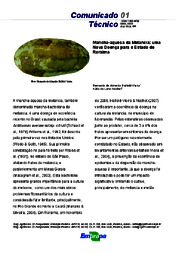 Thumbnail de Mancha-aquosa da melancia: uma nova doença para o Estado de Roraima.