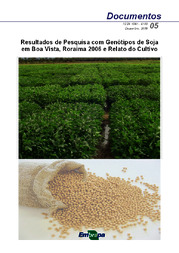 Thumbnail de Resultados de pesquisa com genótipos de soja em Boa Vista, Roraima 2006 e relato do cultivo.