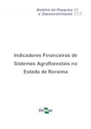 Thumbnail de Indicadores financeiros de sistemas agroflorestais no estado de Roraima.