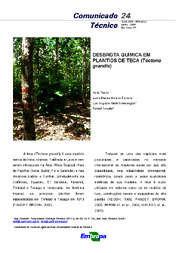 Thumbnail de Desbrota química em plantios de teca (Tectona grandis).