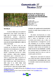 Thumbnail de Resposta do feijão-caupi à inoculação com estirpes de Bradyrhizobium recomendadas para a soja.
