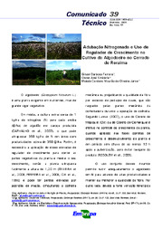 Thumbnail de Adubação nitrogenada e uso de regulador de crescimento no cultivo do algodoeiro no cerrado de Roraima.