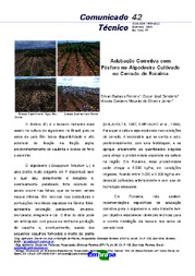 Thumbnail de Adubação corretiva com fósforo no algodoeiro cultivado no cerrado de Roraima.