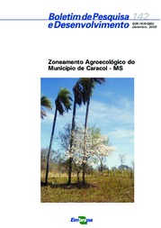 Thumbnail de Zoneamento agroecológico do Município de Caracol - MS.