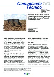 Thumbnail de Impacto do pisoteio animal na compactação do solo sob integração lavoura-pecuária no oeste baiano.